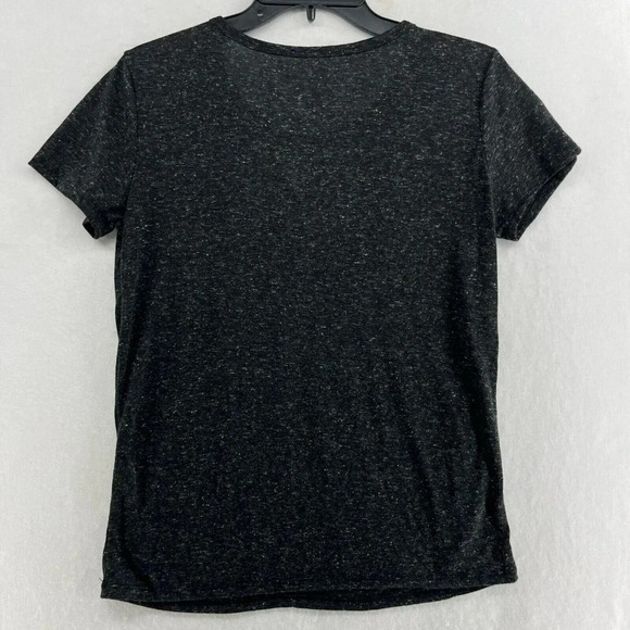 Disney Little Mermaid Women's T Shirt Sz M Black Round Neck Short Sleeve Pocket - Picture 2 of 11